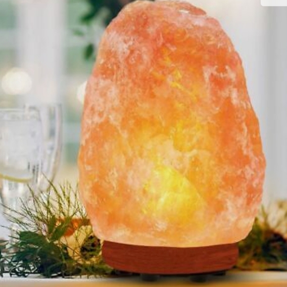 Natural Himalayan Pink Salt Lamp, Rose  7.5"×5" with Dimmer Switch - Picture 8 of 8